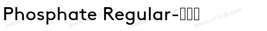 Phosphate Regular字体转换